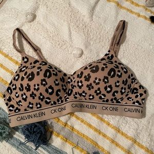 Calvin Klein Leopard bralette